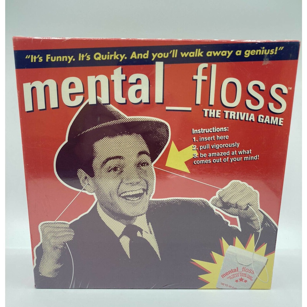 Mental Floss The Trivia Game Family Party Game Fun and Quirky Pressman Family
